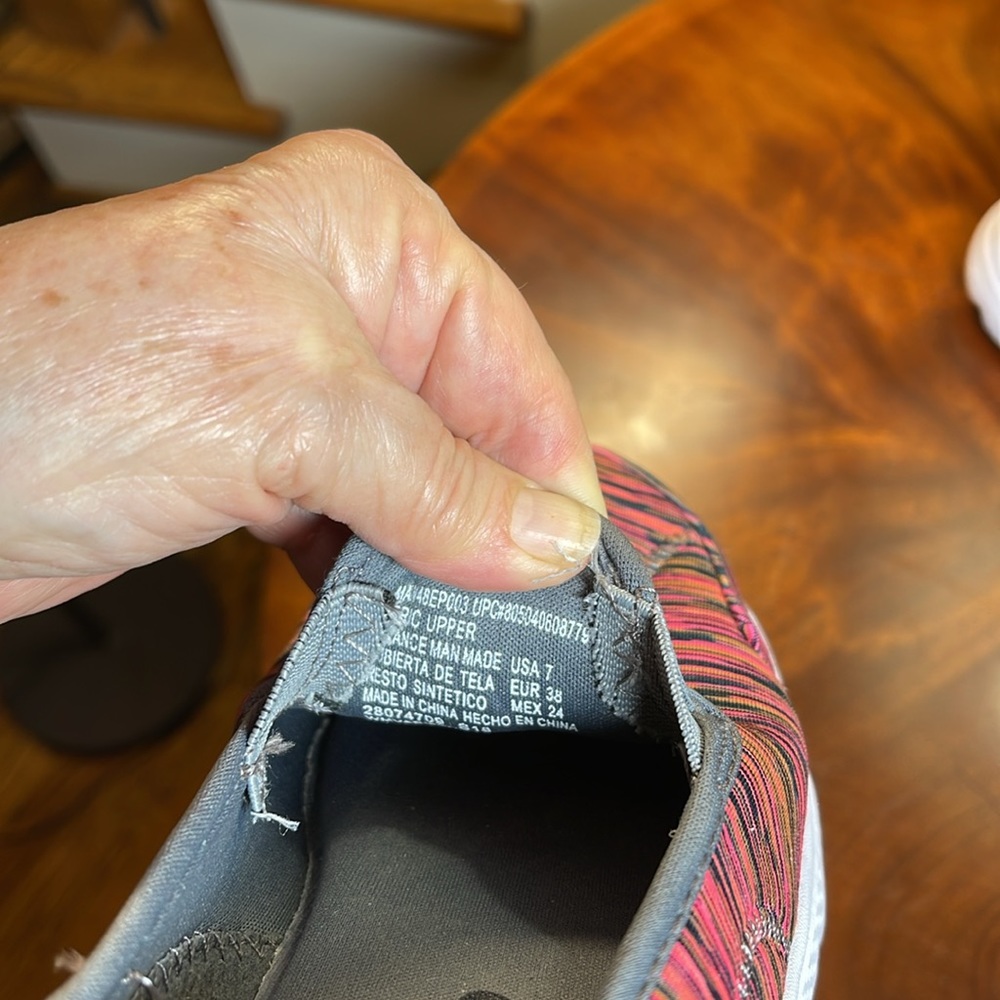 Ladies Cool Wave Memory Foam Size 7 Black/White\H… - image 8